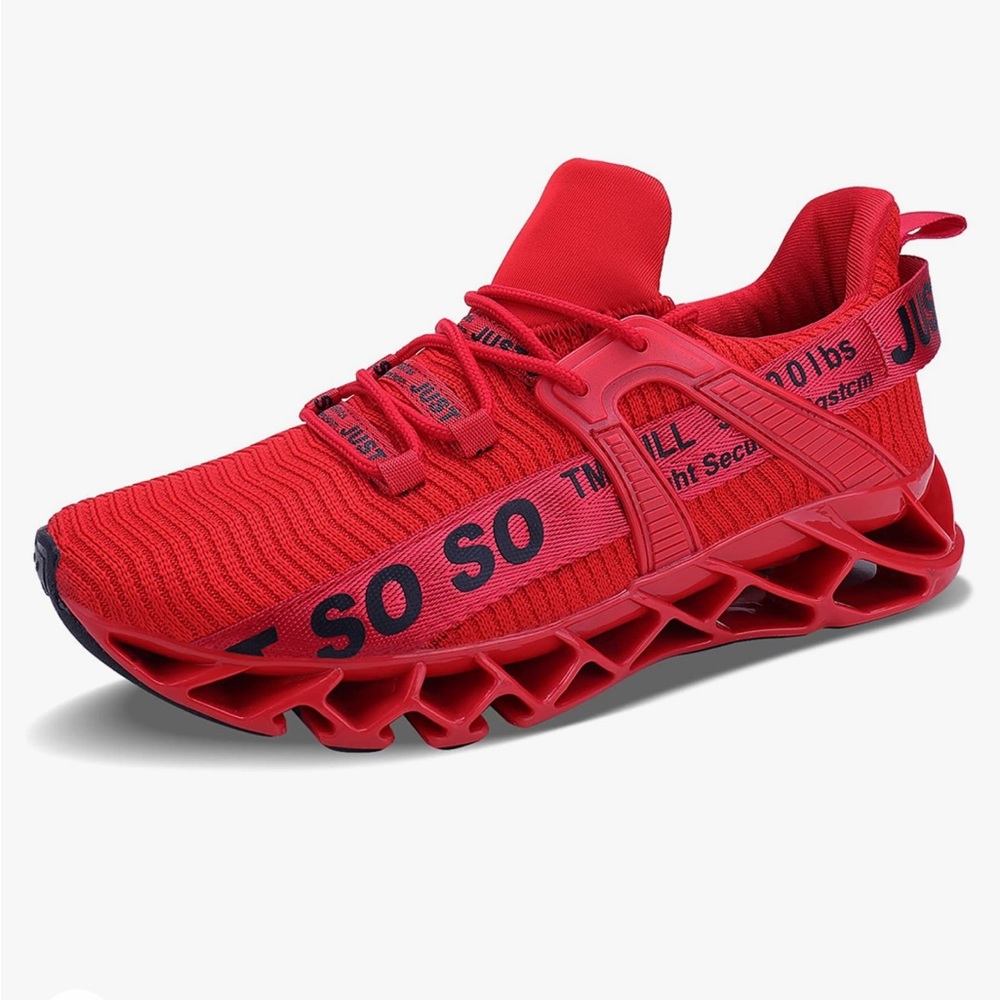 Red men’s sneakers
